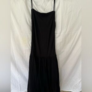 Free people black midi dress